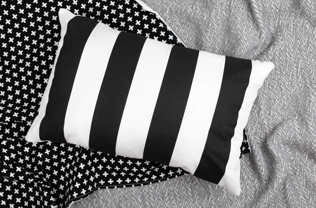 Zebra Stripes Accent Pillow