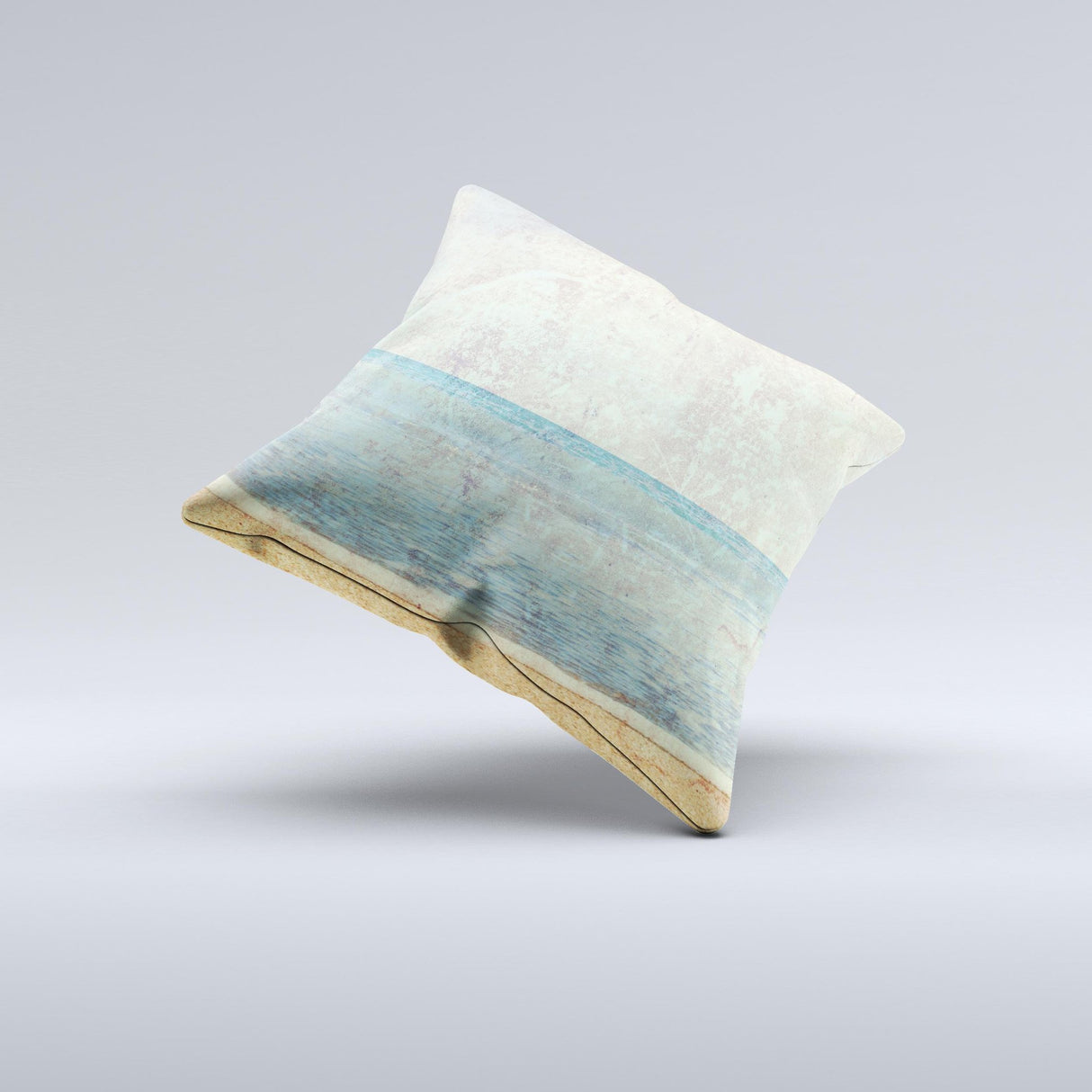 Vintage Ocean Vintage Surface ink-Fuzed Decorative Throw Pillow