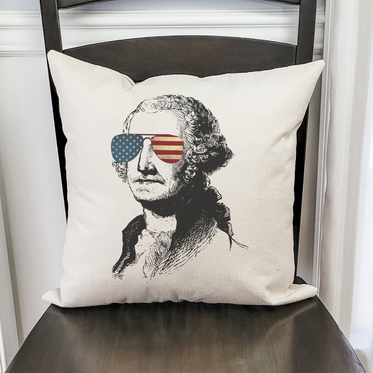 Washington Sunglasses Pillow Cover