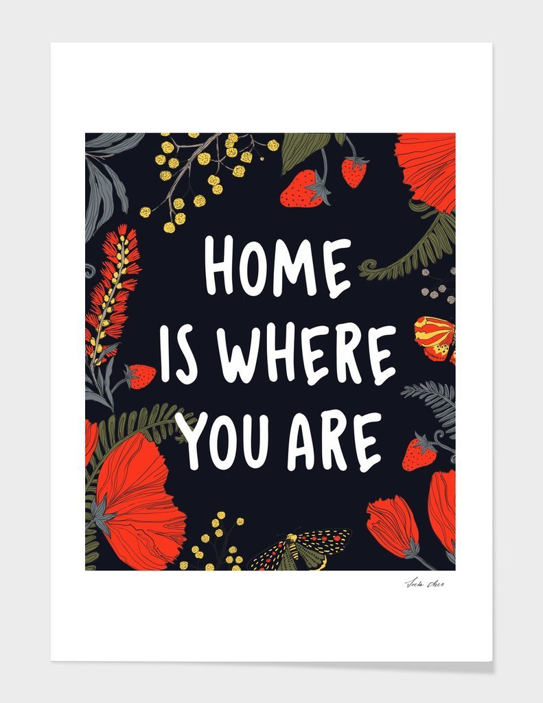 Home is where you are Cushion/Pillow