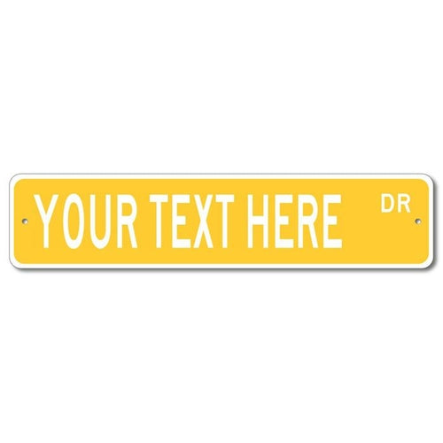 Custom Street Sign