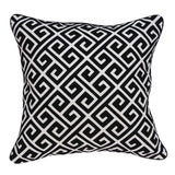 20inches x 7inches x 20inches Cool Transitional Black and White Pillow