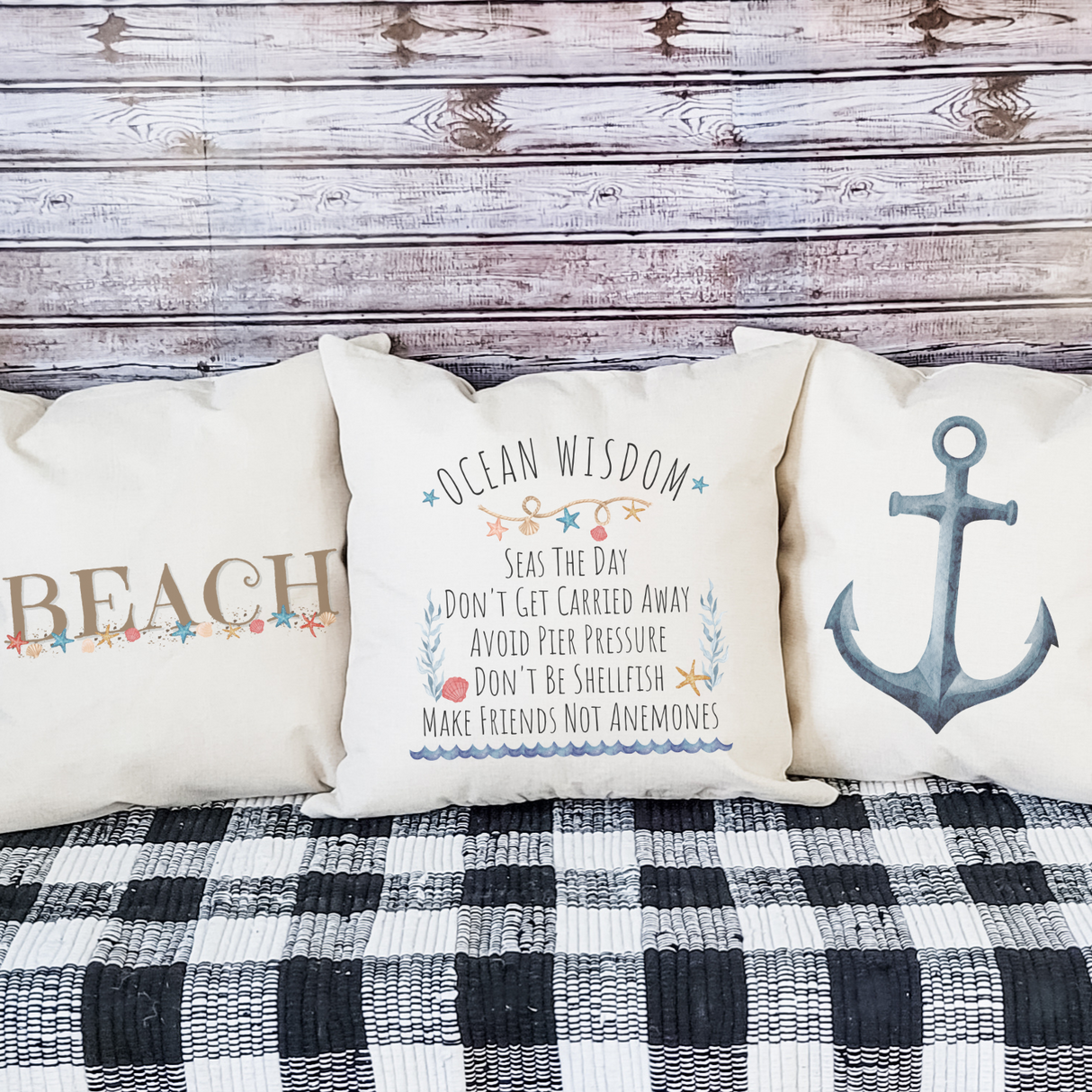 Anchor Pillow Cover