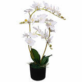 Artificial Orchid Plant with Pot 11.8" Pink