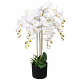 Artificial Orchid Plant with Pot 11.8" Pink