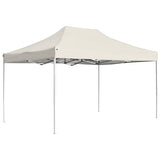 Professional Folding Party Tent Aluminium 236.2"x118.1" Cream