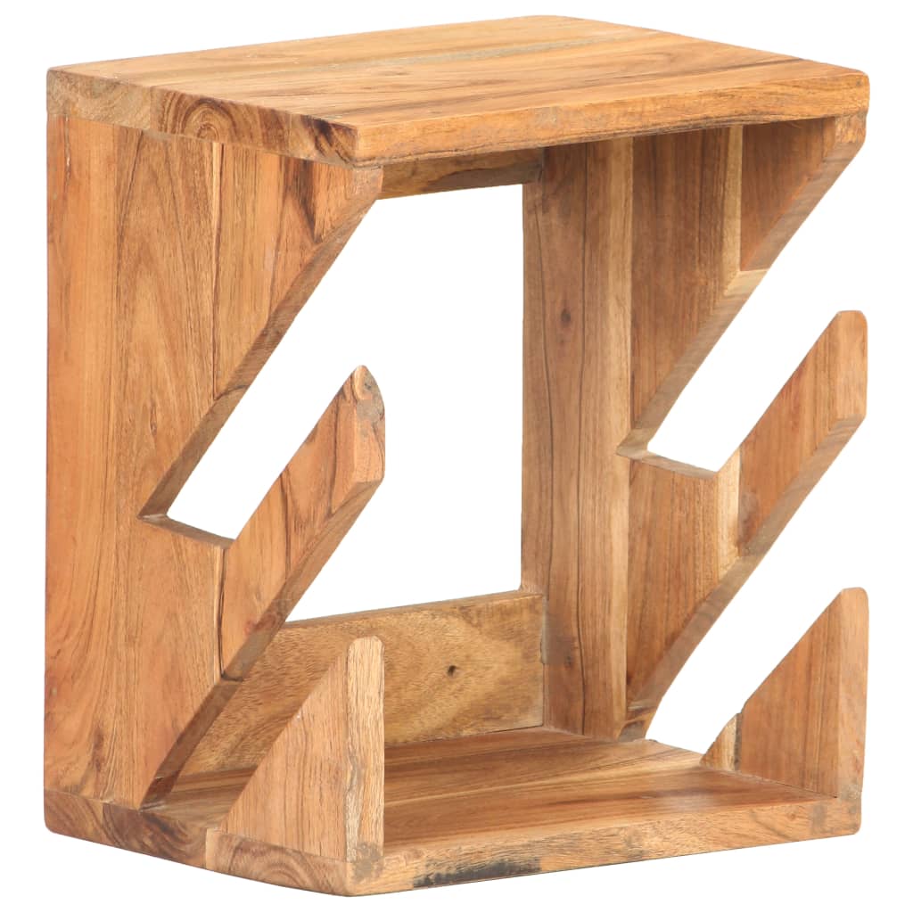 Wall Mounted Skateboard Holder 9.8"x7.9"x11.8" Solid Mango Wood