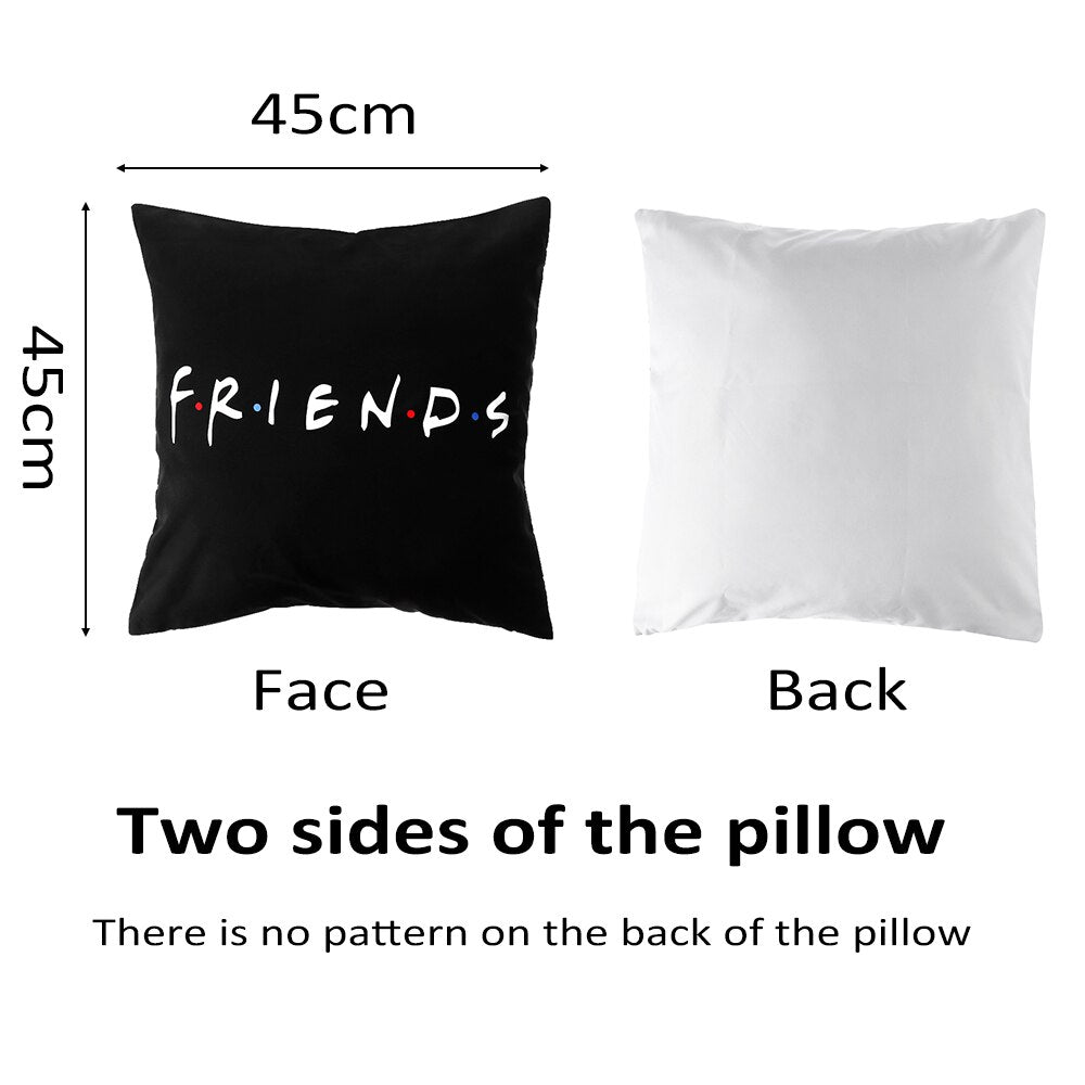 9Styles 18"x18" Classic Friends TV Show Pillow