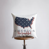 America the Beautiful | Pillow Cover | Memorial Gift | Throw Pillow |