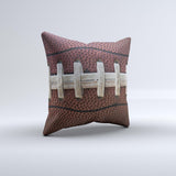 Football Laced Ink-Fuzed Decorative Throw Pillow