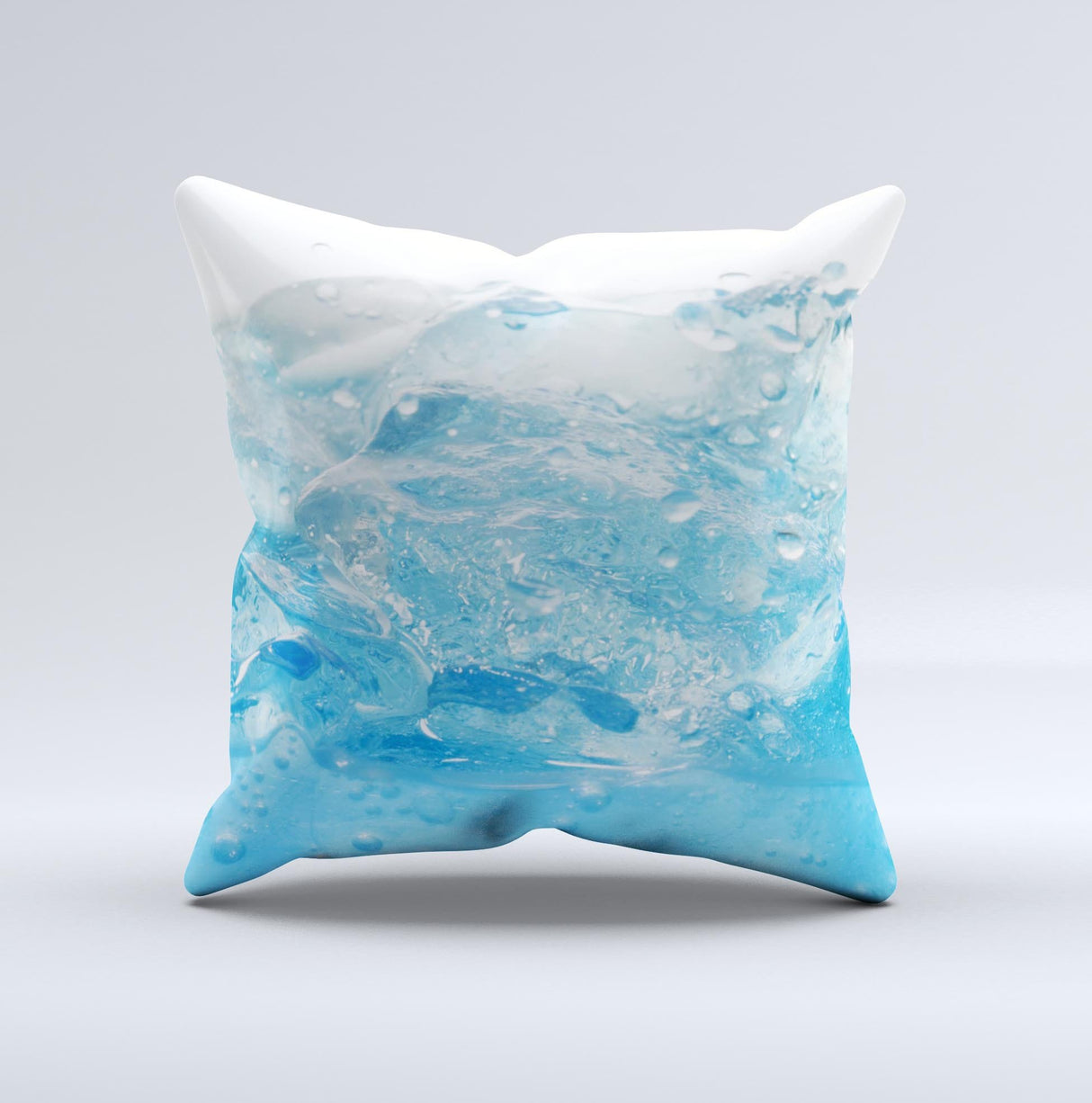 Fresh Water Ink-Fuzed Decorative Throw Pillow