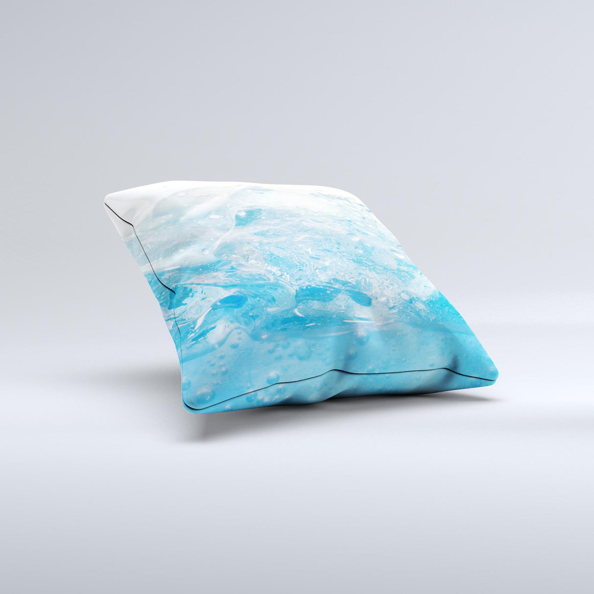 Fresh Water Ink-Fuzed Decorative Throw Pillow