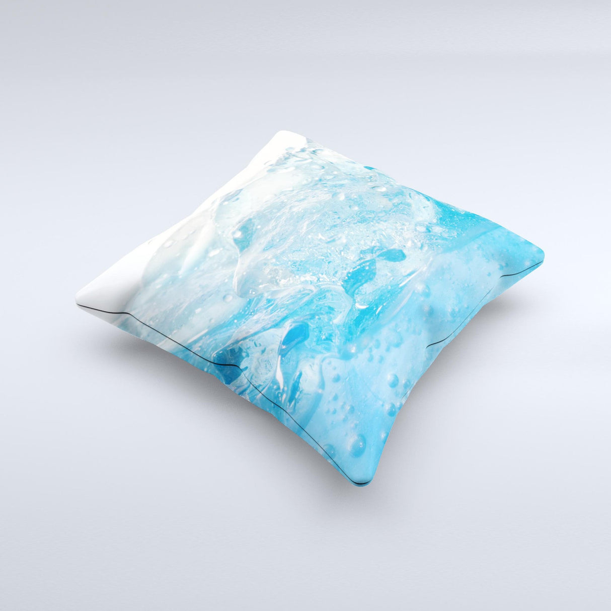 Fresh Water Ink-Fuzed Decorative Throw Pillow