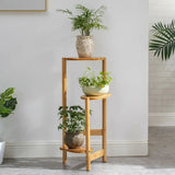 3-Tier Bamboo Plant Stands Indoor, Plant Stand Holder, Corner Plant