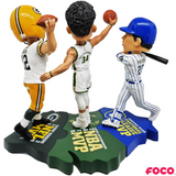 Wisconsin MVPs Triple Bobblehead Set
