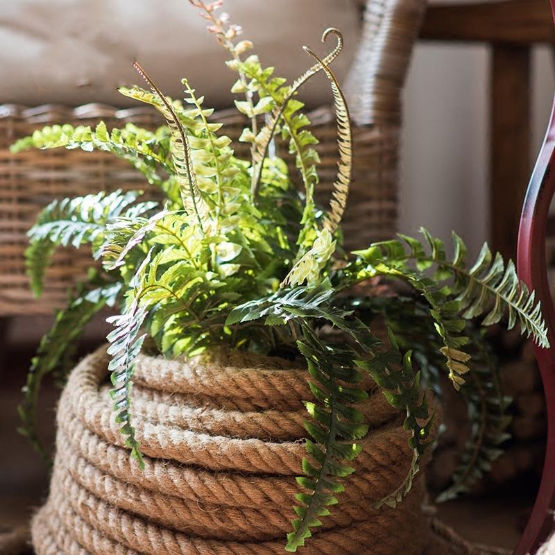 Artificial Faux Plant Big Rock Fern Stem 22" Tall