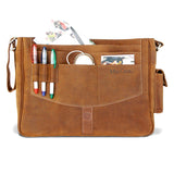 MacCase Premium Leather Messenger Bag