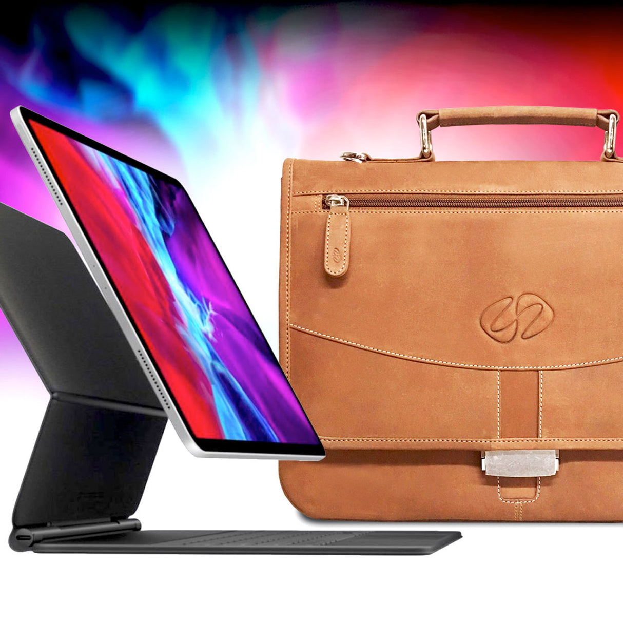 MacCase Premium Leather iPad Pro Briefcase