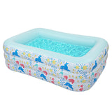 Inflatable Swim Pool for Kids Indoor & Outdoor 82.7" X 55" X 23.6"