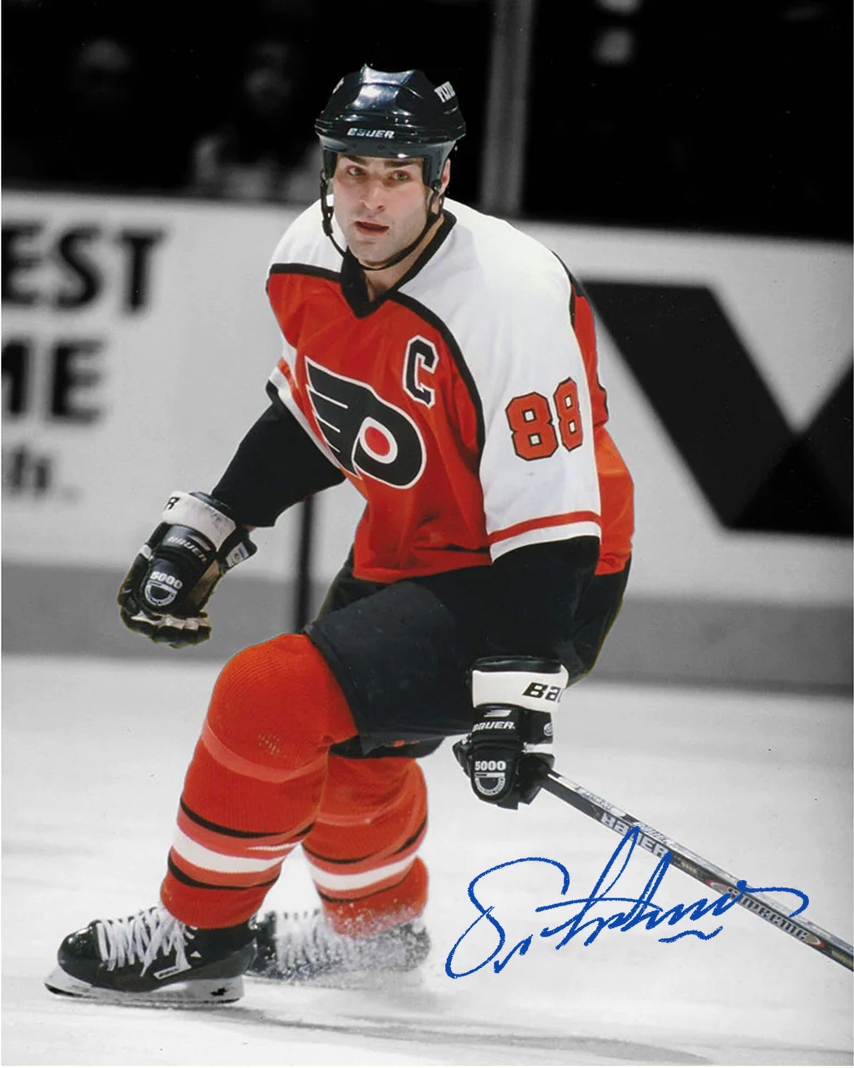Eric Lindros Signed 8x10 Photo Philadelphia Flyers