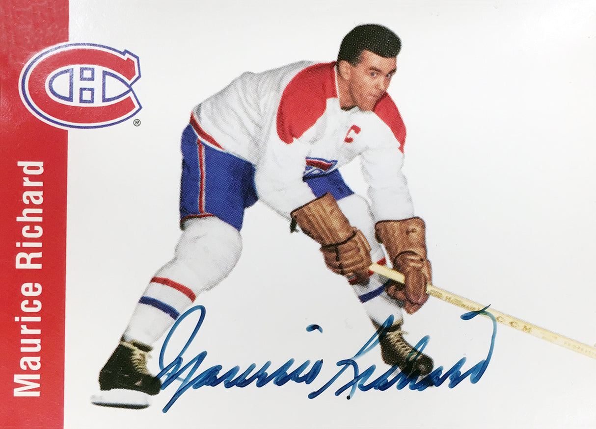 Autographed Maurice Richard Parkhurst Card #65