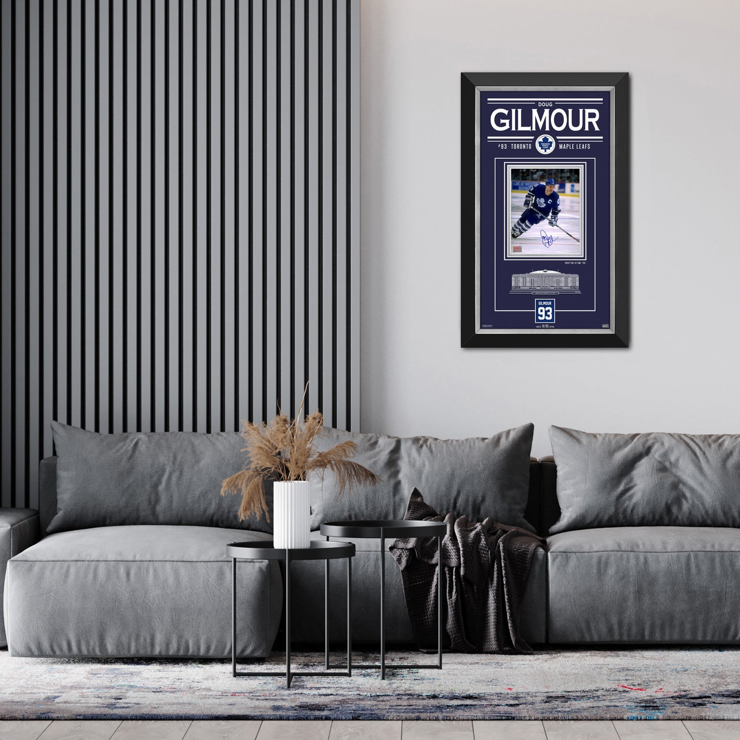 Doug Gilmour Signed Photo Limited Edition of 93