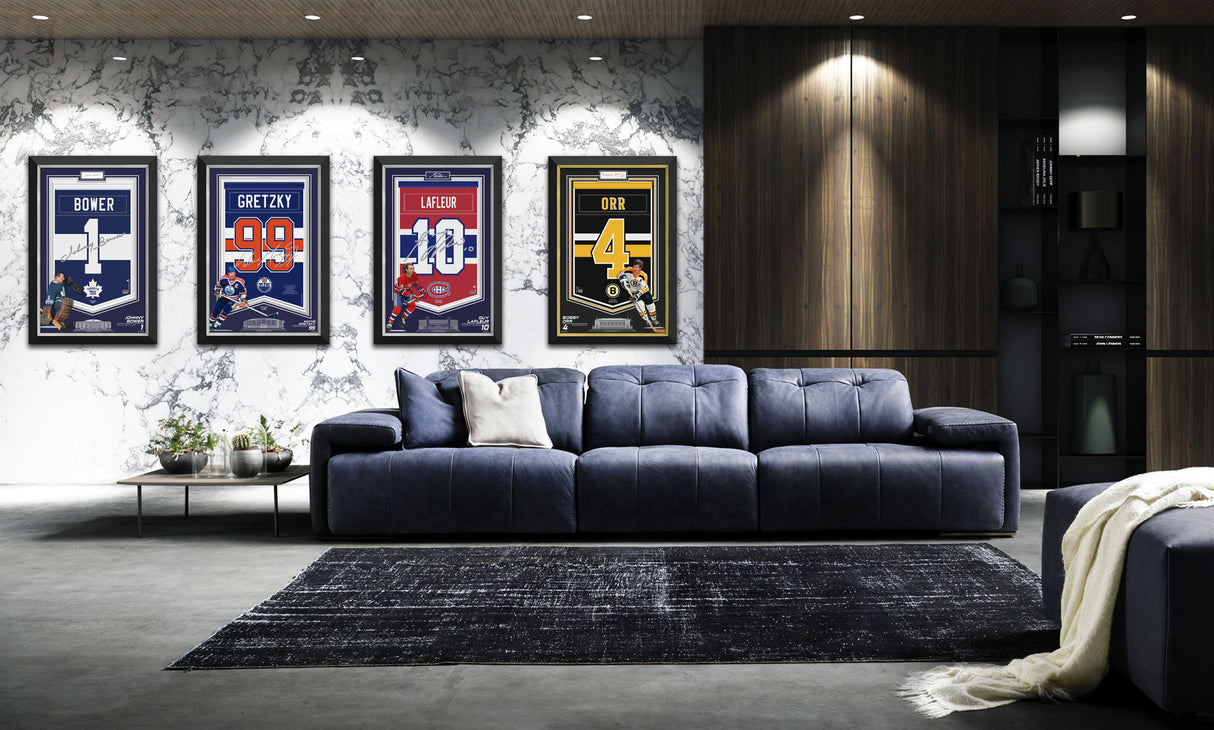 Guy Lafleur Framed Arena Banner Limited Edition 10