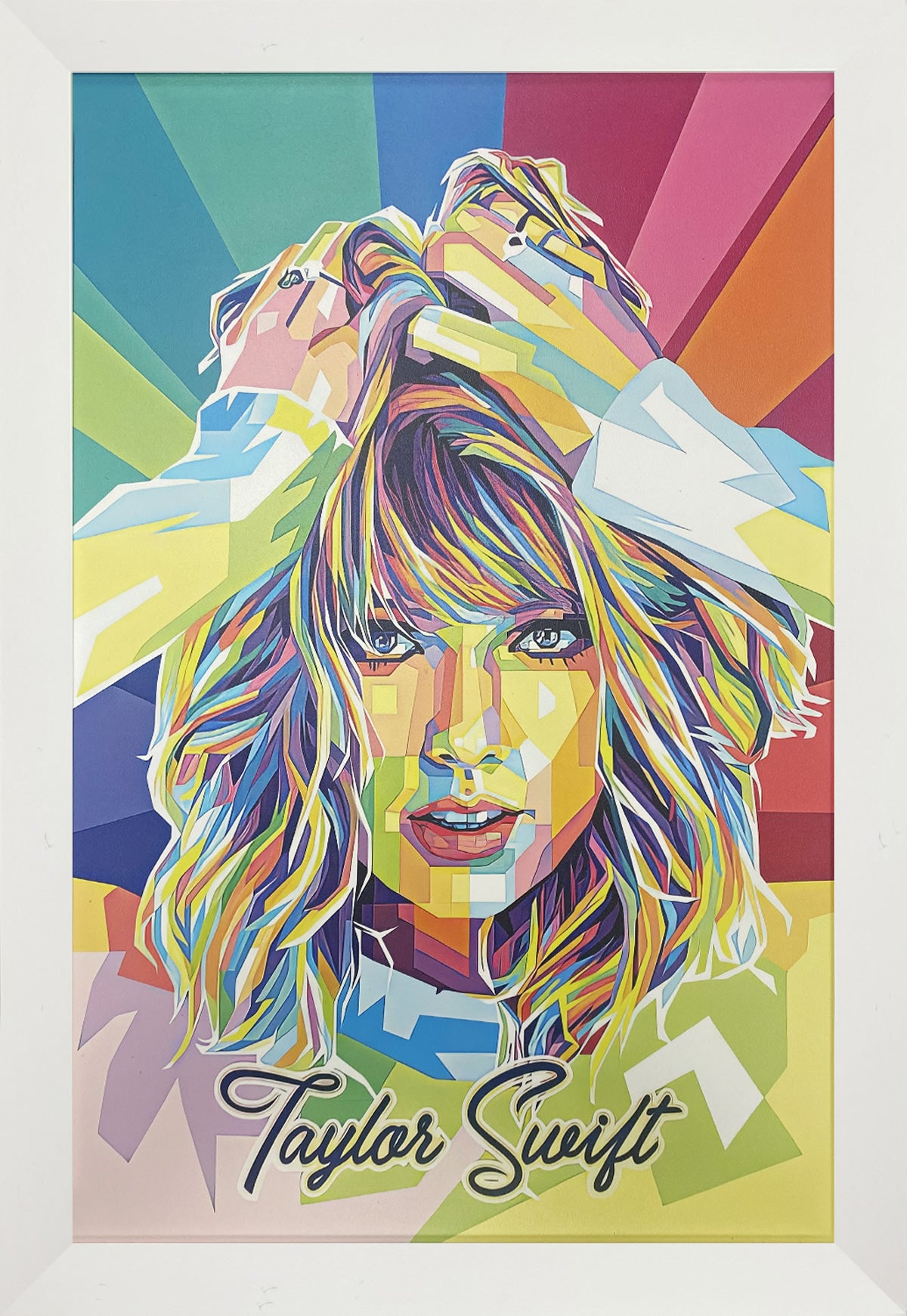 Taylor Swift Framed Canvas Print