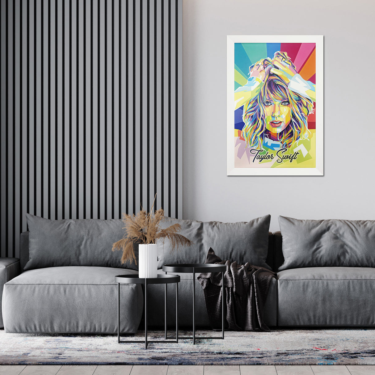 Taylor Swift Framed Canvas Print