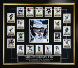 Sidney Crosby Framed Rookie Card Set