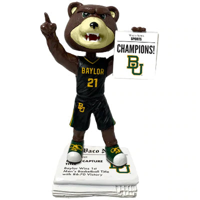 Baylor Bears 2021 NCAA Men's Basketball National Champions Bobblehead