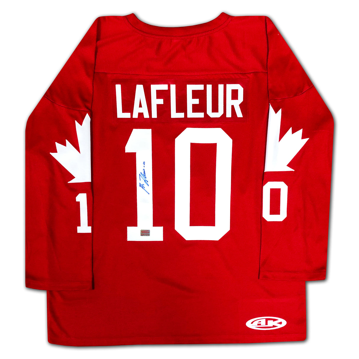 Guy Lafleur Autographed Red Team Canada 1976