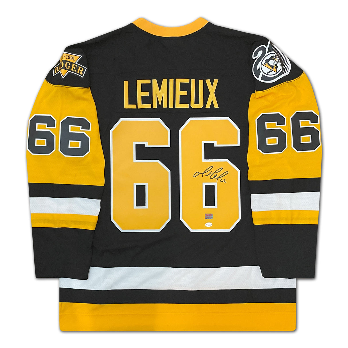 Mario Lemieux Signed Mitchell & Ness Jersey