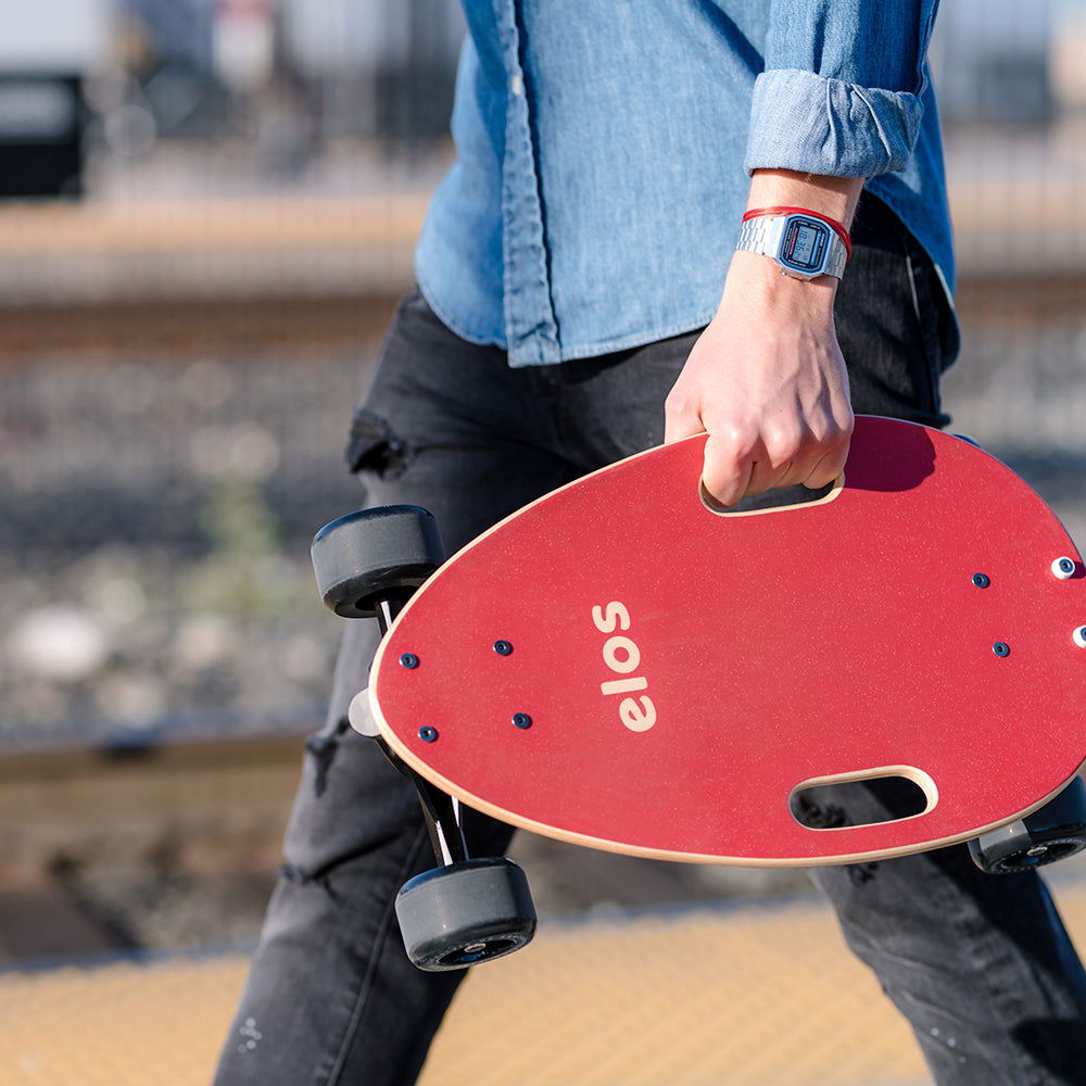 Complete Skateboard - Maroon Red