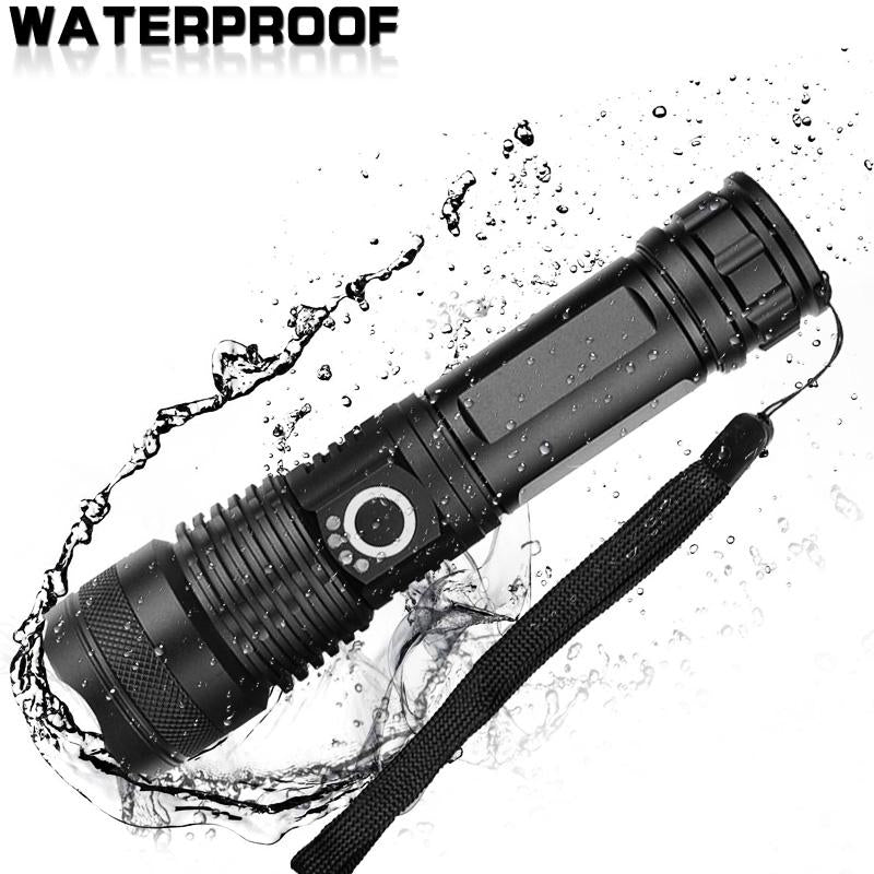 LED XHP50.2 Ultra Bright Most Powerful Flashlight USB Zoom Led Torch